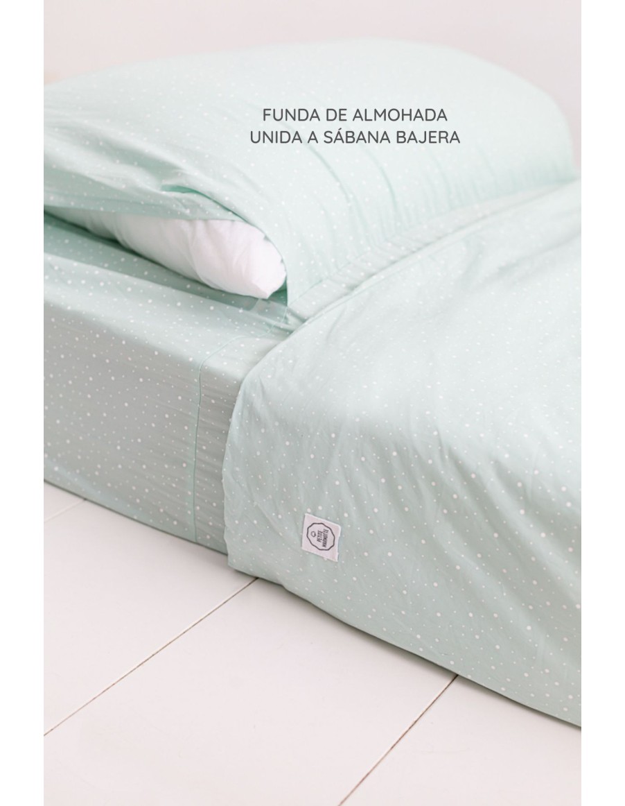 Saco de dormir con almohada Mint Dots Petite Marmotte