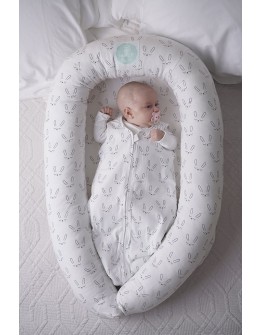 pijama saco de bebé de estampados de conejitos Petite Marmotte