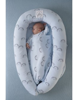 manta de bebé de algodón orgánico y polar