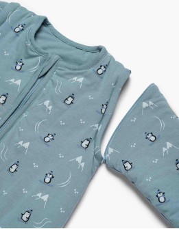 pijama manta pingúinos mangas extraíbles - petite marmotte