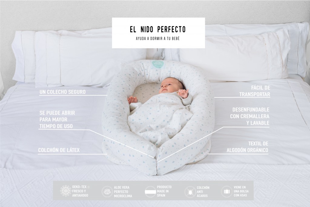 Baby Nest/Nido para dormir - Comodisimos Linea Baby - colchonescomodisimos