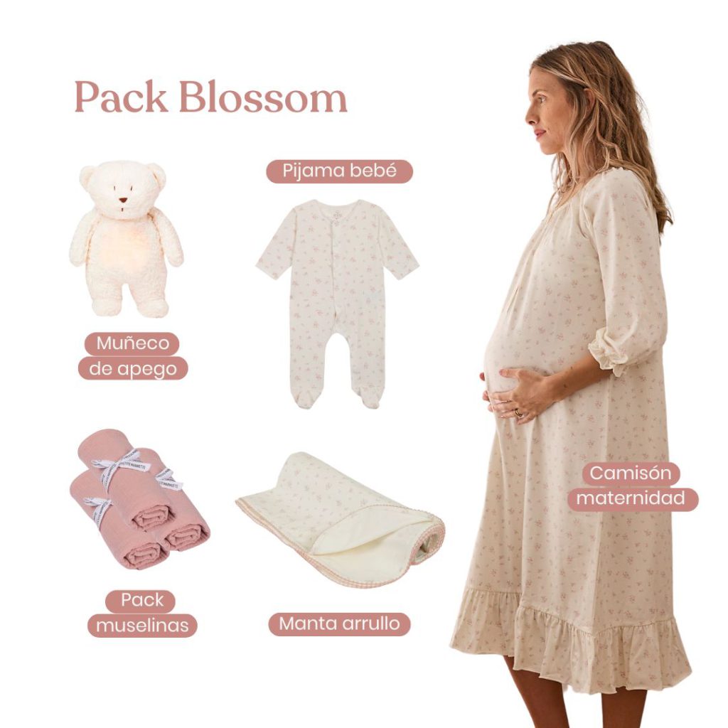 pack-blossom-camisón-maternidad-petite-marmotte